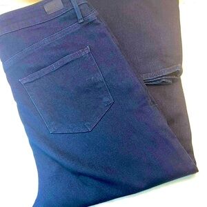 Paige High Rise Cindy Jeans Size 33 Dark Blue. Pre-owned in EUC
